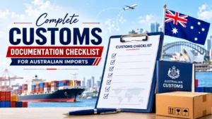 Customs documentation for Australia